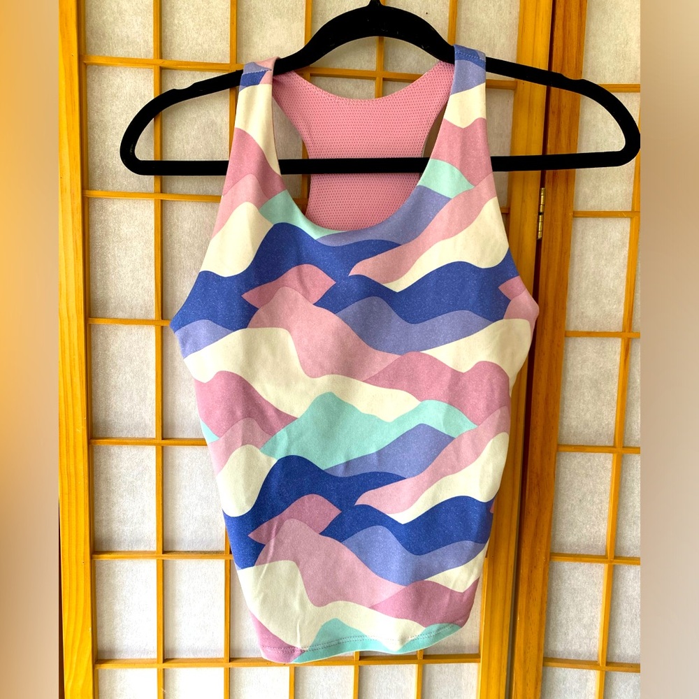 Athletic works Size XL multi colored work out tank top.